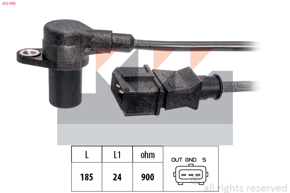 Senzor impulsuri, arbore cotit 453 845 KW